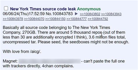 source code leak|New York Times source code stolen using exposed。